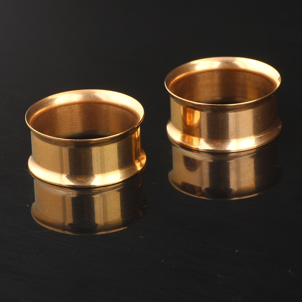 WISH Cross-Border Internal Thread Gold Ear Expander Plugs - 20mm Stainless Steel Ear Tunnels detail image 7