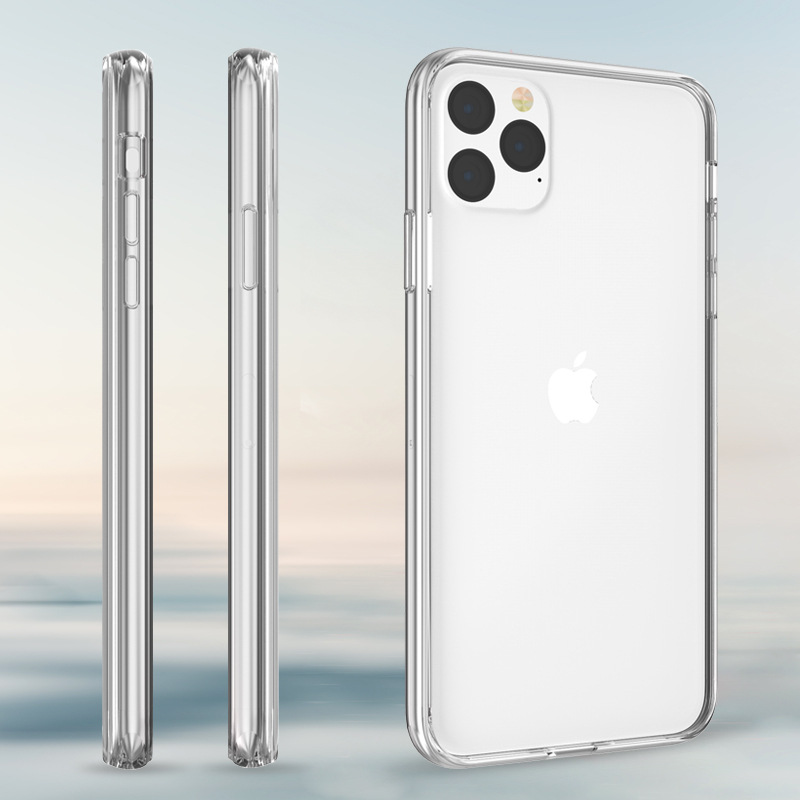適用蘋果11ProMax手機殼 iPhone11ProMax矽膠TPU透明全包iPhone11