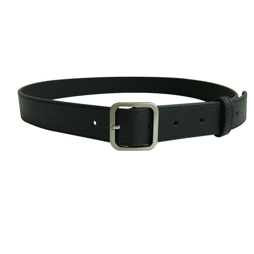 South Korea ulzzang new casual versatile retro metal square buckle belt women's simple decorative jeans belt