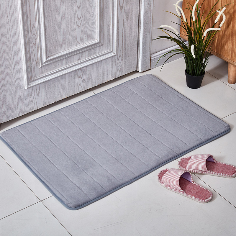 Thickened Bathroom Absorbent Floor Mat Bathroom Toilet Door Anti-slip Mat Household Coral Fleece Absorbent Quick-drying Foot Mat Thickened Bathroom Absorbent Floor Mat Bathroom Toilet Door Anti-slip Mat Household Coral Fleece Absorbent Quick-drying Foot Mat