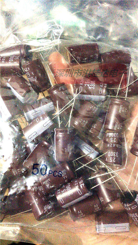 黑金刚NIPPON电解电容25V3300UF 16X25 EKZH250ELL332M 3300UF25V