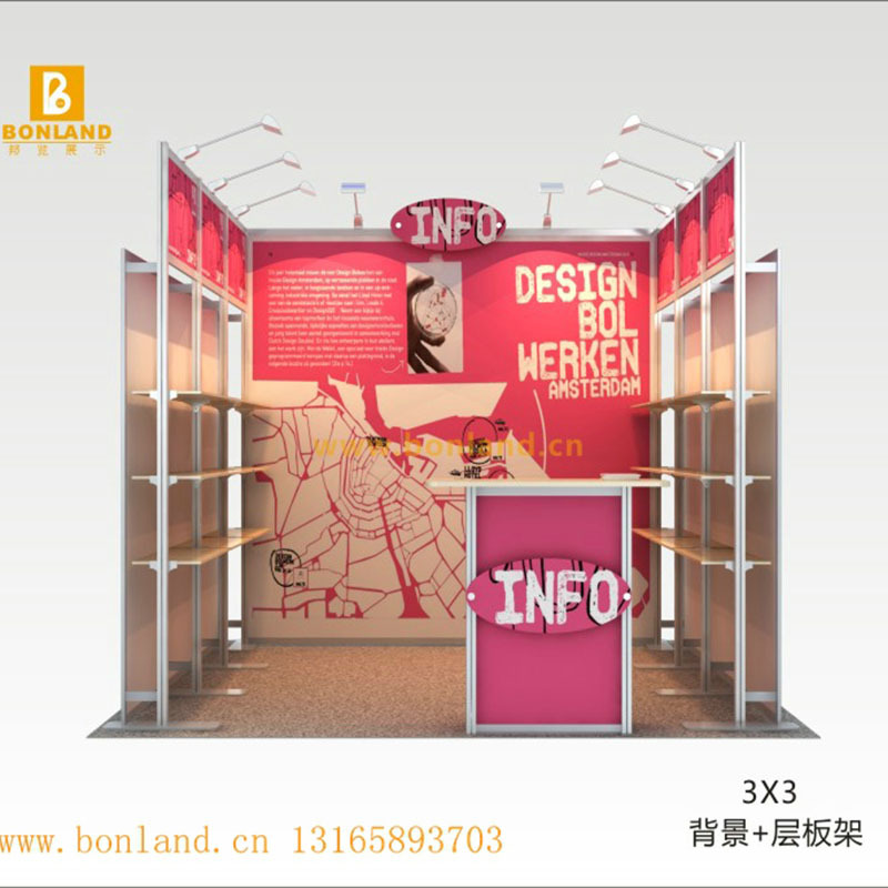 铝合金展架广交会专用便携展架出国展架 可拆装运输方便组装快