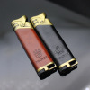 TX908 Business leather cigar lighter post leather air -proof air -proof pile high -end fashion personality gift wholesale