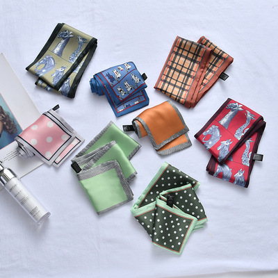 Explosive money have more cash than can be accounted for Silk scarf Spring and summer Scarf the republic of korea Dongdaemun Amazing Silk scarf fashion Ribbon