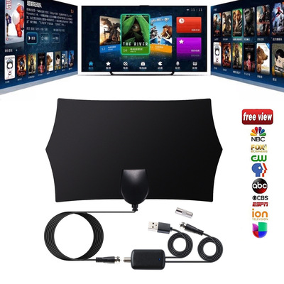 wish ebay 外贸新爆款欧美高清4K室内数字电视天线hdtv antenna|ms