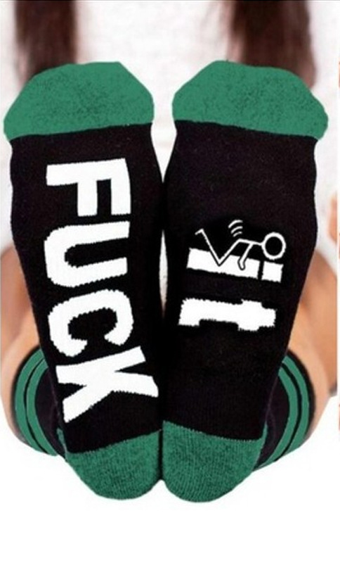 Men's Fashion Letter Cotton Crew Socks A Pair display picture 5