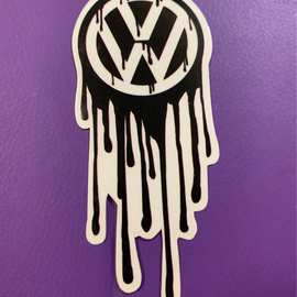 pvc单张透明底贴纸汽车贴纸行李箱贴纸滑板车贴纸自行车贴