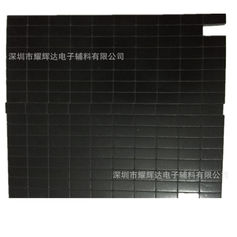 单面背胶黑色橡胶胶垫 工艺品方形防滑橡胶垫 音响音箱防震脚垫