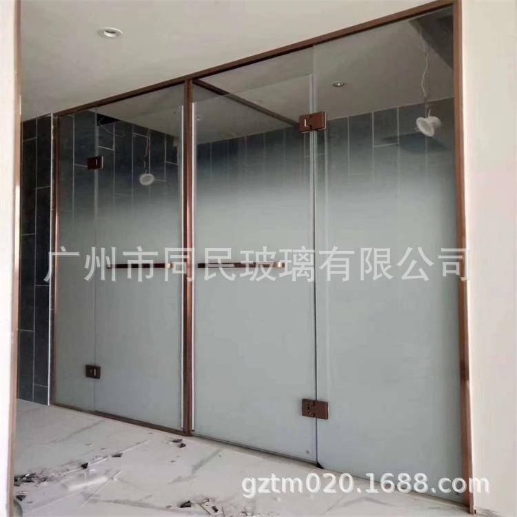 广州磨砂渐变玻璃厂家 隔断磨砂渐变玻璃 淋浴房磨砂渐变玻璃价格