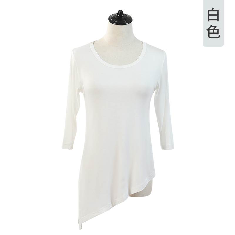 Buscando Pan er ropa de baile moderno mujer adulta ropa de práctica de baile de manga tres cuartos suelta superior Ropa de baile de manga media larga