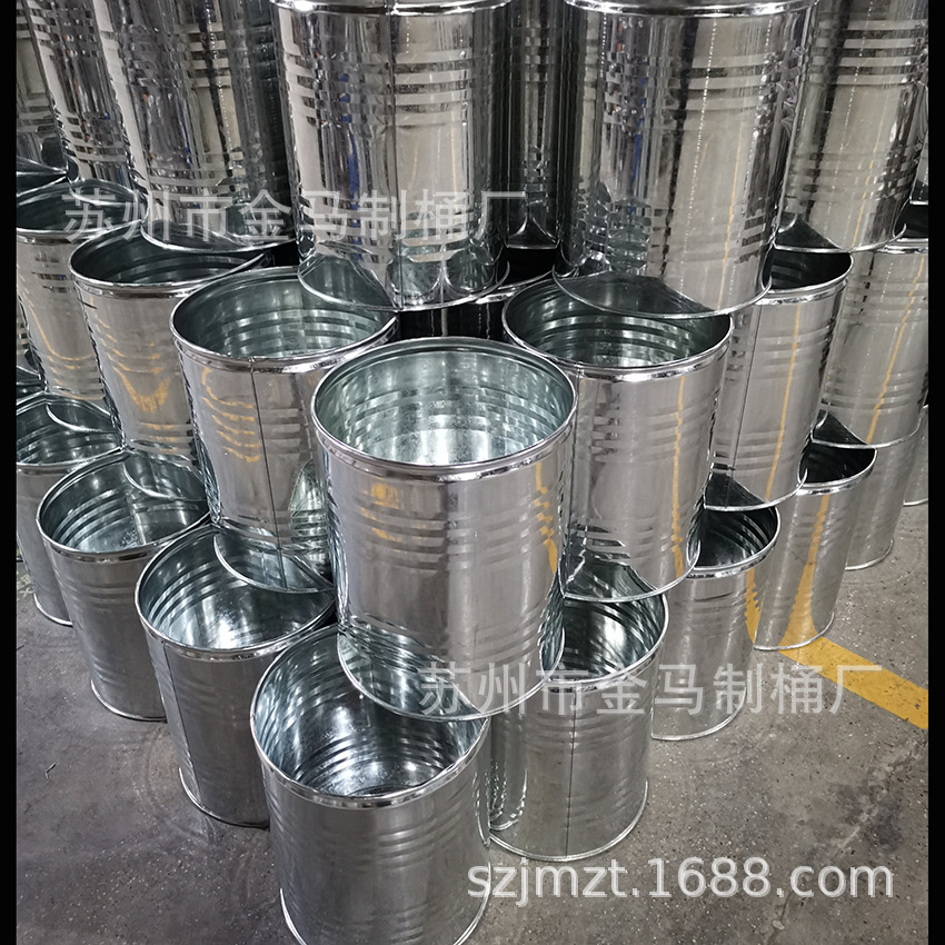 厂家甄选70升开口镀锌桶 430大口径铁合金包装铁桶