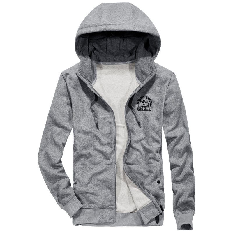 2019 transfronteriza nueva primavera y otoño de moda casual de los hombres con capucha suéter cardigan suelta suéter de moda casual