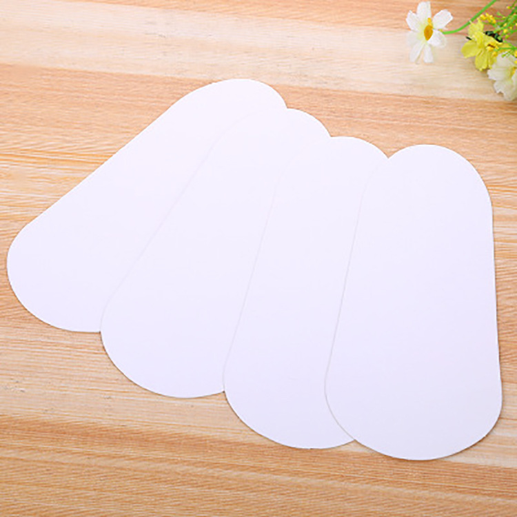 袜船袜卡隐形袜白卡纸板内衬袜子衬板袜标 现货批发|ms