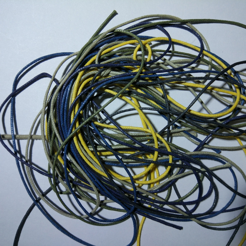 工厂直销工厂定做蜡绳蜡带纯棉绳