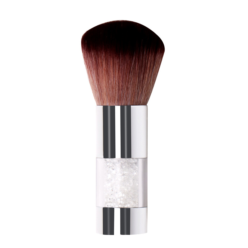 Cepillo de polvo de uñas marrón de alto grado especial transfronterizo cepillo de limpieza de uñas con cepillo de polvo de uñas de diamante ventas directas de fábrica