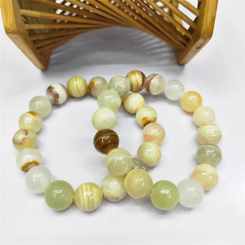 Wholesale of new Afghan blue jade bracelets, DIY beaded blue jade bracelets, natural stone bracelets, factory direct sales detail image 6