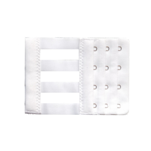 Microfiber fish silk three rows and three buttons, three rows and four buttons elastic bra extension buckle, stainless steel back bra extension buckle