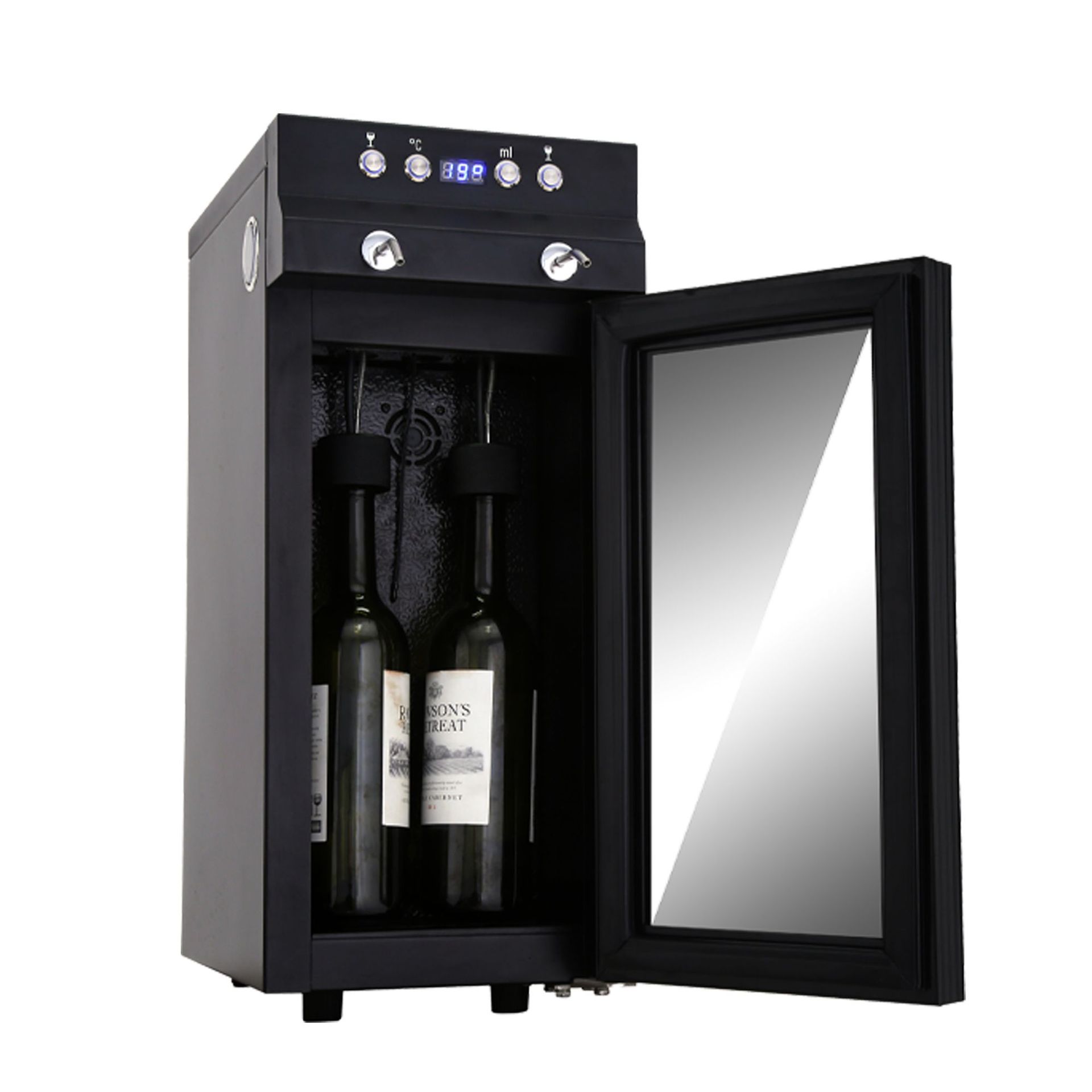 Pejer SC-2P temperatura constante vino tinto pequeño refrigerado fresco mantenimiento gabinete inteligente vino máquina expendedora cuantitativa taza máquina de clasificación