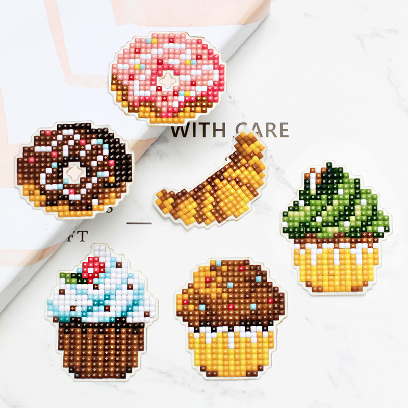新款钻石随意贴儿童女礼物diy手工拼贴钻石画冰箱贴厂家现货批发|ms