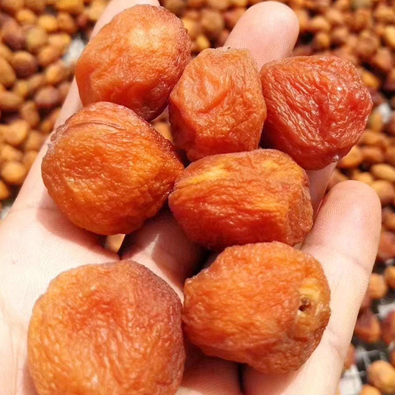 Xinjiang Ili Red Dried apricots Tree Dried apricots 500g Original flavor Small white apricot Dried apricot Apricot meat specialty snacks