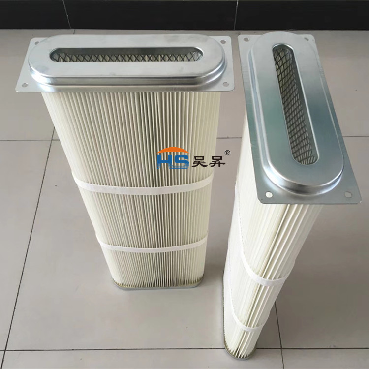适用LM500C钻机扁滤筒 板式除尘滤筒 昊昇粉尘滤芯