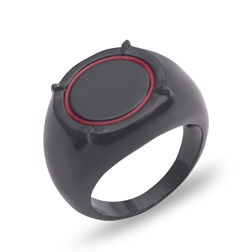 Nior Black Ladybug Cat Ring