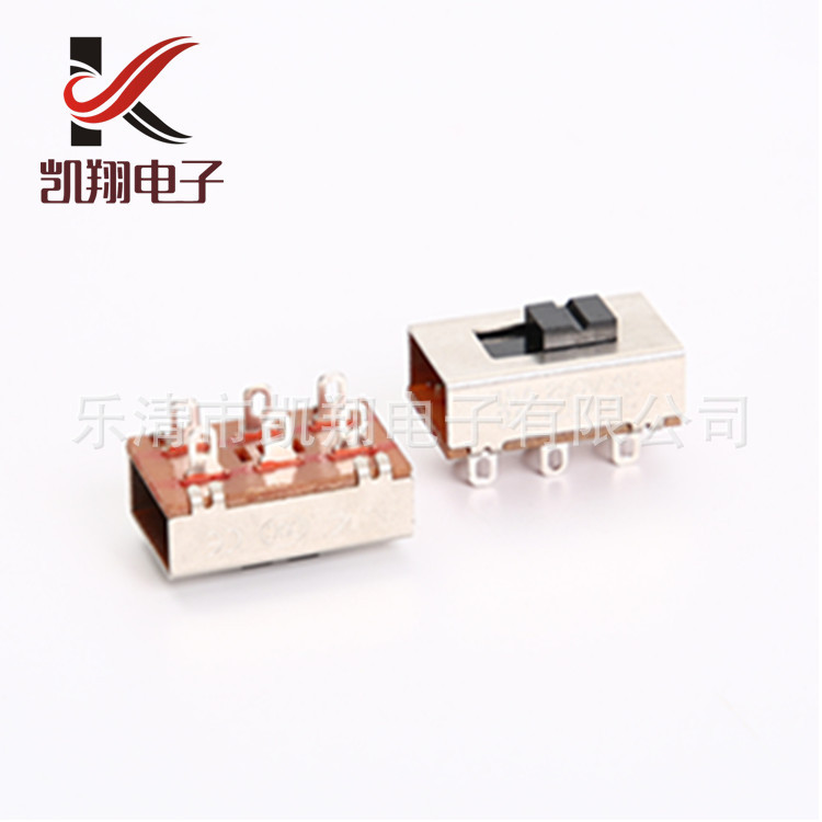 厂家直销拨动开关 SS-22K26双排六脚拨动开关 直柄电热毯滑动开关