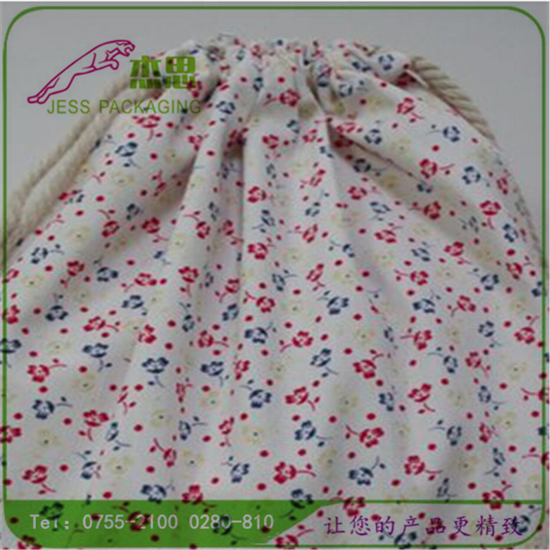 设计新款棉布礼品抽绳收纳包大容量玩具手机束口袋量大从优