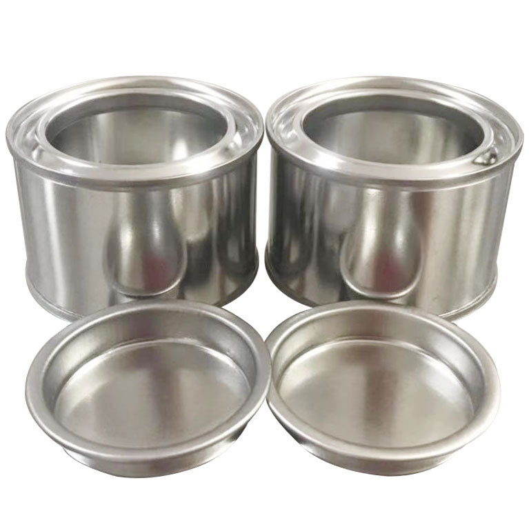 50-60ml批发小油漆空铁罐化工涂料金属小圆桶批发出口