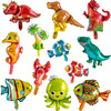 Small cartoon balloon, marine children's dinosaur