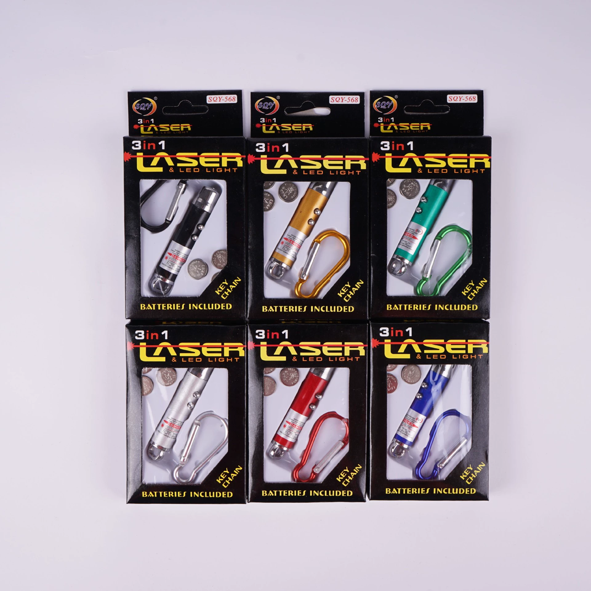 Многофункциональная лазерная указка Мини-детектор денег «Три в одном» Светодиодная портативная УФ-лампа для обнаружения подделок в коробке