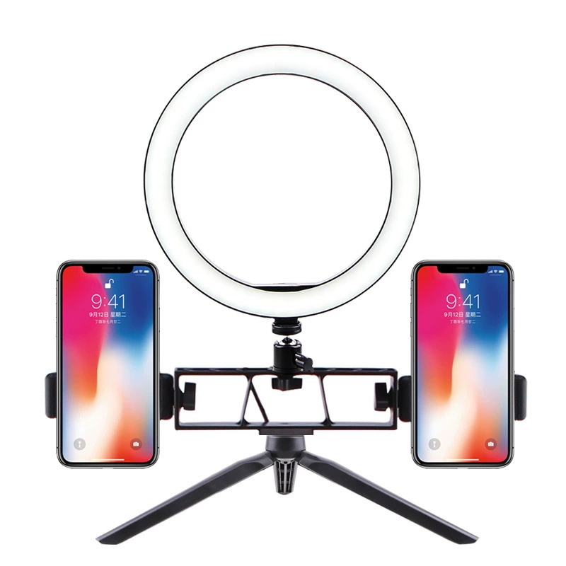 Table tripod, fill light, mobile phone, tubing, lamp
