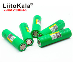 LiitoKala 25R 18650 2500mAh Power Battery INR18650-25R Electronic