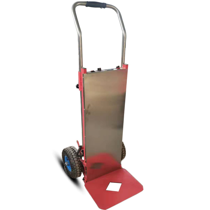 电动爬楼车 电动上楼神器搬运车电动载物爬楼机 载重王手推拉货车