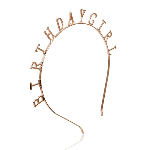 Kashitong birthday girl headband female birthday girl letter headband hair accessories children's headwear wholesale