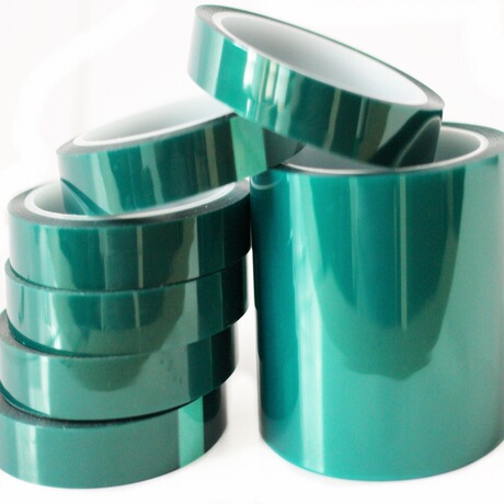 PET绿色高温胶带 阻燃pet透明高温胶带 汽车电路板喷漆电镀保护