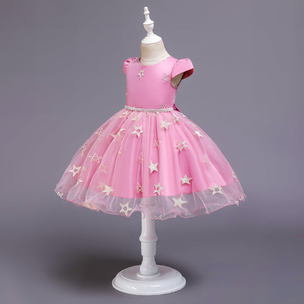 Nuevo Vestido Para Niños Niñas Princesa Pettiskirt Niña De Las Flores Halloween Navidad Bruja Estrella Disfraz display picture 21