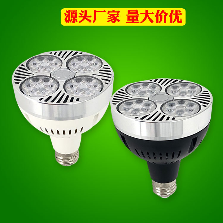 厂家直销LEDPAR30轨道射灯服装店PAR灯E27灯头帕泡聚光PAR30射灯|ms