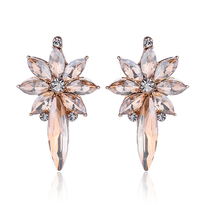 8g Weight 304 Stainless Steel Ear Needle Material Rhinestones Inlay Material Ear Studs Classification 1 Pair Quantity Daily Occasion Alloy Material Flower Pattern Women'S Gender Inlay Design Vintage Style Style 1 Pair Vintage Style Flower Alloy Inlay Rhinestones Women's Ear Studs 11