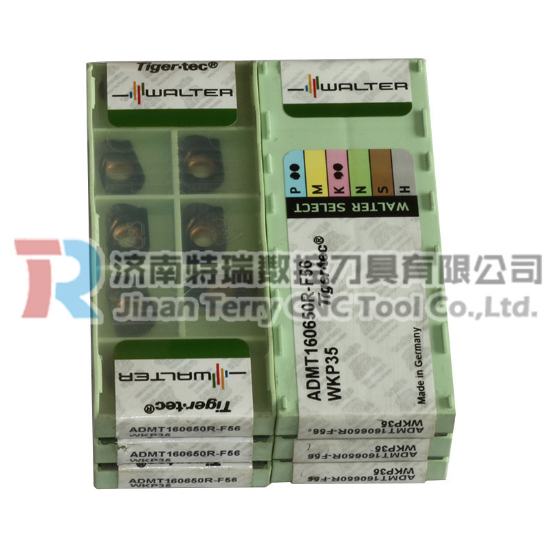 济南瓦尔特铣削刀片ADMT080304R-D56 WKP35S加工钢件 不锈钢刀片