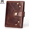 new pattern Foreign trade Explosive money genuine leather have cash less than that is registered in the accounts Mini man business affairs wallet high-grade First layer of skin coin purse