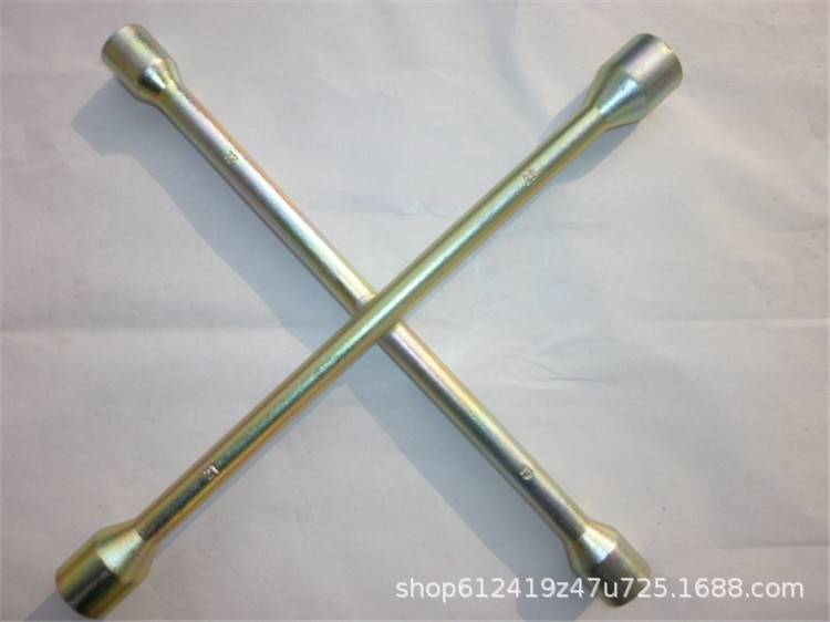 厂家直销镀黄锌十字扳手 不零售 不网上交易