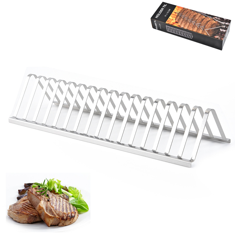 Factory wholesale stainless steel barbecue rack household portable outdoor grill picnic barbecue tools