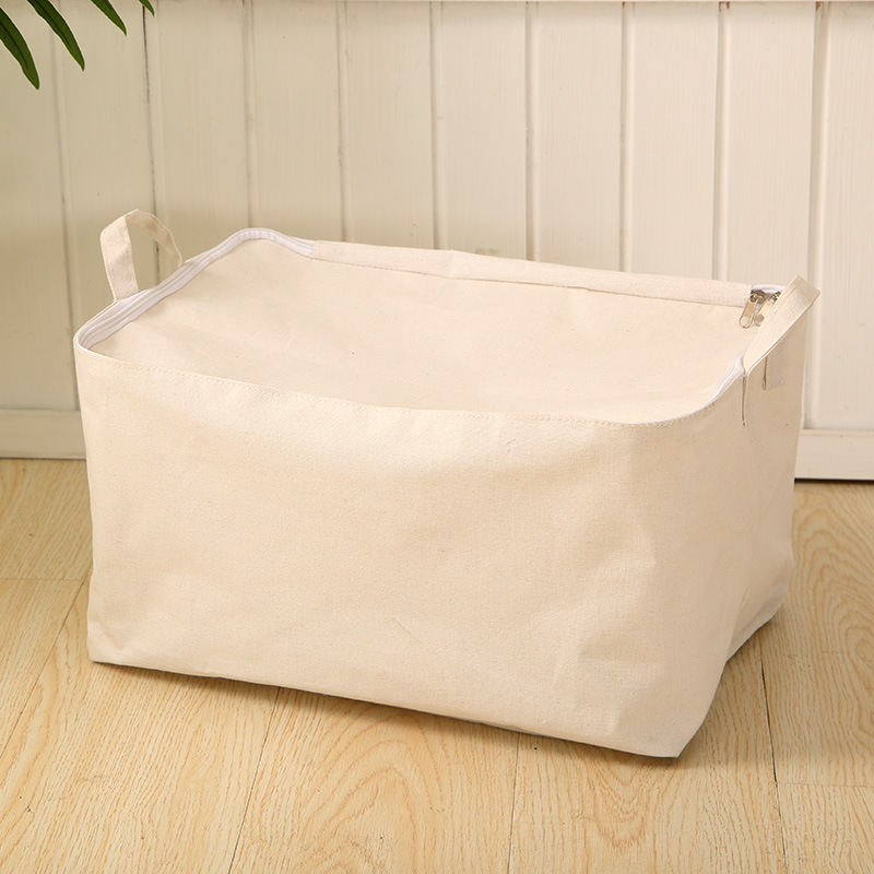 흰색면 및 린넨 보관 가방