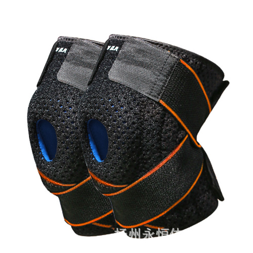 Sports knee pad straps, pressurized silicone cold-sensing, men's and women's running, basketball, mountain climbing and cycling fitness training protective gear manufacturer