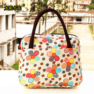 Manufactor goods in stock multi-function oxford printing lady leisure time Handbag Korean Edition Lunch Storage Lunch Bags wholesale