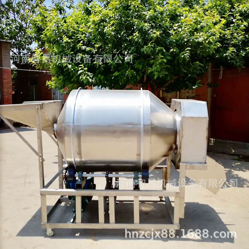 直销滚筒不锈钢搅拌机 塑料颗粒染色混合机 密闭式PE颗粒混色机