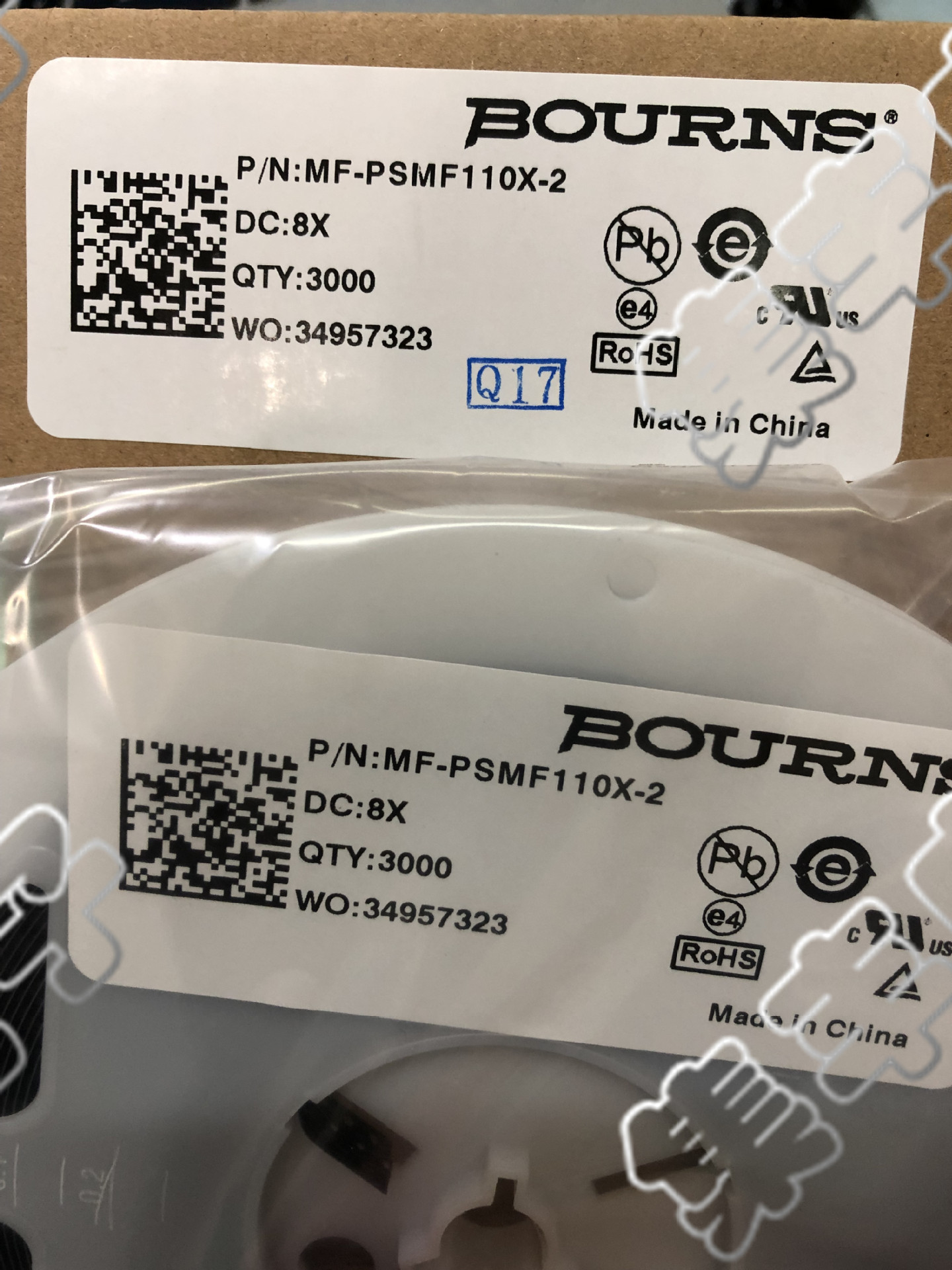 MF-PSMF110X-2 丝印:6 0805 1.1A 6V 贴片 BOURNS 自恢复保险丝