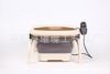 Folding foot bath fully automatically massage footwear electric heating foot bath foam bubble foot basin bucket spot spot