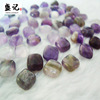 8*8mm fillet Square Amethyst Abstaining face Crystal LuoShi Set Jewelry gemstone Patch DYI parts